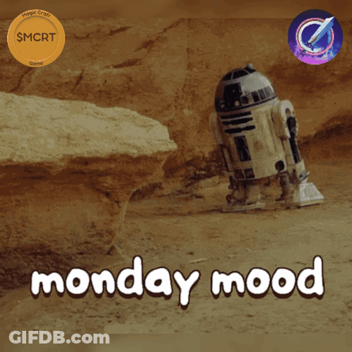 A Picture Of A Rocket With The Words Monday Mood On It GIF