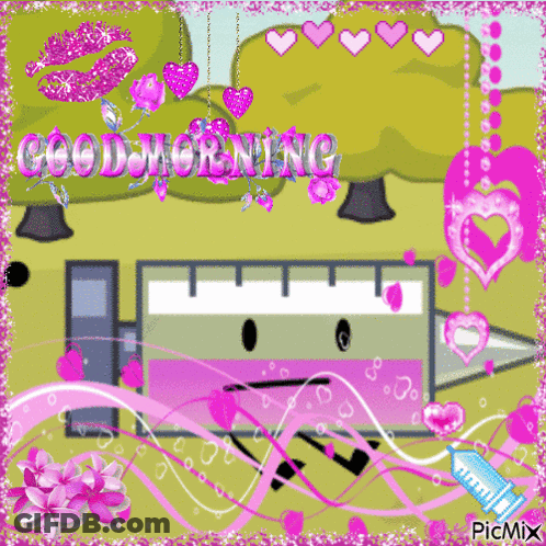 A Picture Of A Ruler Says Good Morning GIF