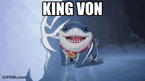 A Picture Of A Shark With The Name Jeff On It GIF