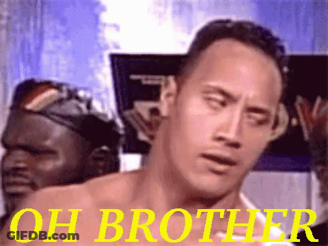 A Picture Of A Shirtless Man With The Words Oh Brother On It GIF
