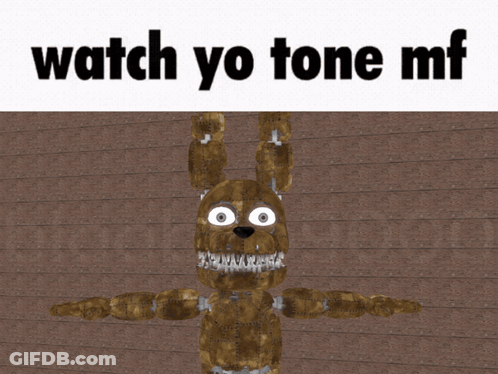 A Picture Of A Skeleton With The Words Watch Yo Tone Mf GIF