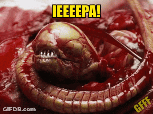 A Picture Of A Snake With The Words Ieeeepa Above It GIF
