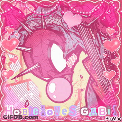 Spider-Man Bubble Gum Hobie Loves Gabi GIF