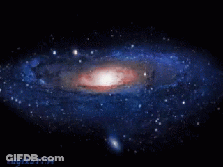 A Picture Of A Spiral Galaxy With The Name Edytka1754 On The Bottom Right GIF