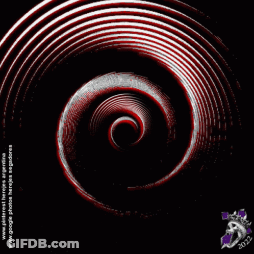 A Picture Of A Spiral With The Year 2012 On The Bottom Right GIF