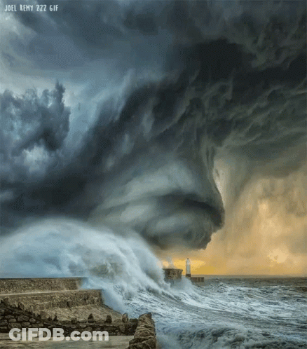 A Picture Of A Stormy Sea Taken By Joel Remy 222 GIF