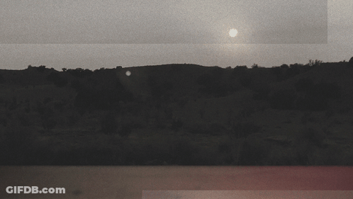 A Picture Of A Sunset And The Words Ok Cowboy GIF