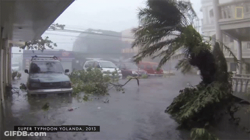 A Picture Of A Super Typhoon In Yolanda In 2013 GIF