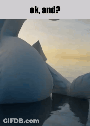 A Picture Of A Swan In The Water With The Words Ok And GIF