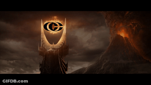 A Picture Of A Tower With A G On It GIF