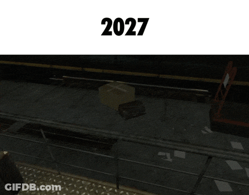 Train Station With 2027 GIF