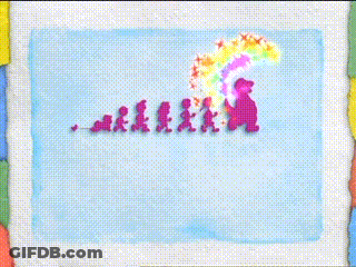 A Picture Of A Train With A Bunch Of Animals On It GIF