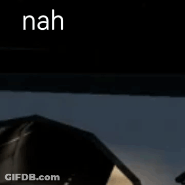 A Picture Of A Wallet With The Word Nah On It GIF
