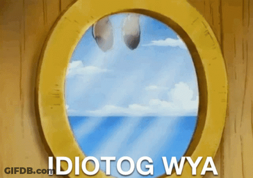 A Picture Of A Window With The Words Idiotog Wya Above It GIF