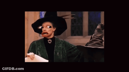 A Picture Of A Witch That Says " Can You Not Just Behave Yourself For 5 Minutes !!! " GIF