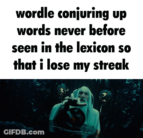 A Picture Of A Wizard With The Words " Wordle Conjuring Up Words Never Before " On It GIF