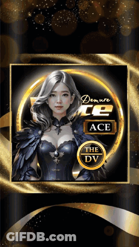 A Picture Of A Woman Named Demure Ace GIF