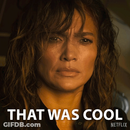 Woman With Caption That Was Cool Netflix GIF