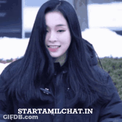 A Picture Of A Woman With The Website Starttamilchat.in Written On The Bottom GIF