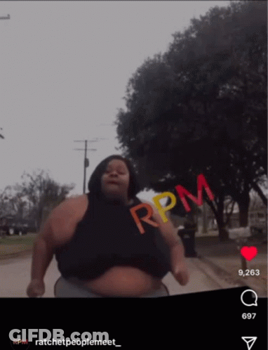 A Picture Of A Woman With The Word Rpm Written On The Bottom GIF