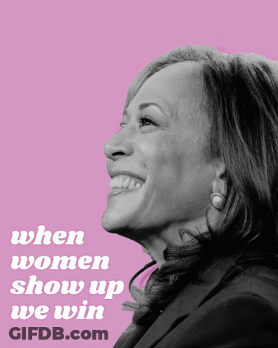 Woman Saying When Women Show Up We Win GIF