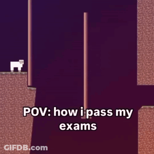 A Picture Of An Explosion With The Words " Pov : Now Pass My Exams " At The Bottom GIF