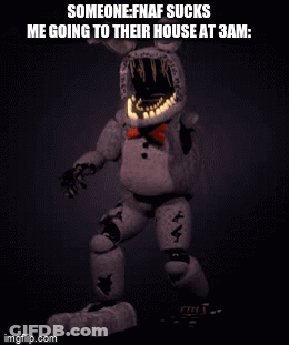 A Picture Of Bonnie From Five Nights At Freddy 'S GIF