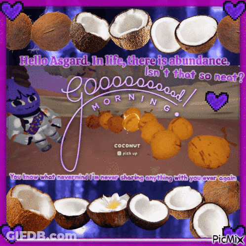 Coconuts And Pears With Hello Asgard GIF