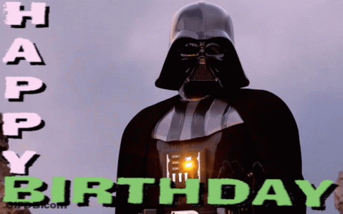 Darth Vader Happy Birthday GIF