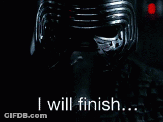 A Picture Of Darth Vader With The Words What You Started GIF