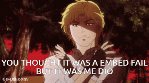 A Picture Of Dio From Jojo 'S Bizarre Adventure GIF