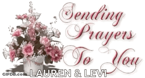 A Picture Of Flowers With The Words Sending Prayers To You GIF