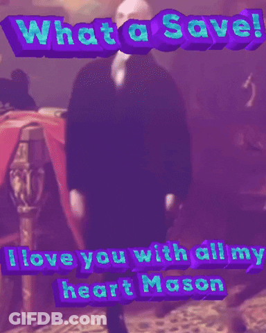 A Picture Of George Washington With The Words What A Save I Love You With All My Heart Mason Below It GIF