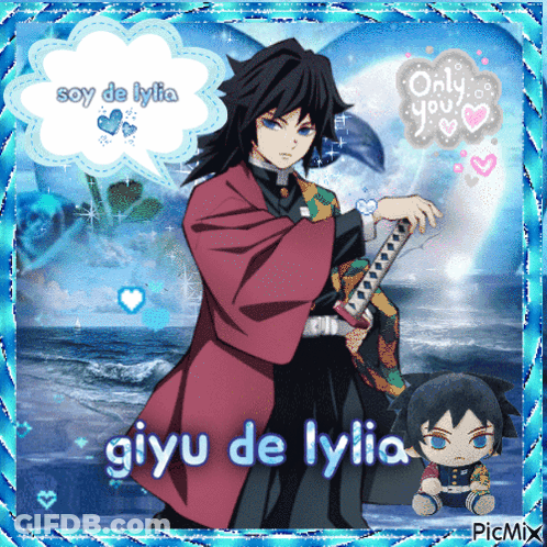 A Picture Of Giyu De Lylia With A Sword GIF