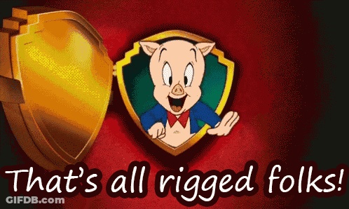 A Picture Of Looney Tunes With The Words That 'S All Rigged Folks Below It GIF