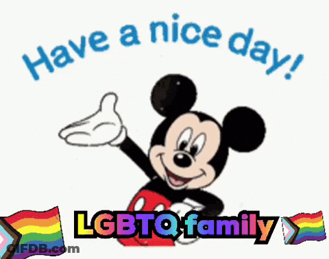 A Picture Of Mickey Mouse With The Words Have A Nice Day GIF