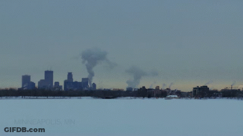 A Picture Of Minneapolis Mn With A Quote That Says If You 'Re Living In A City GIF