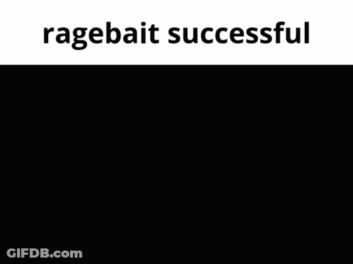 A Picture Of Naruto And Sakura With The Words Ragebait Successful Above Them GIF