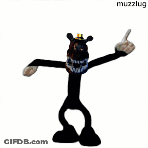 A Picture Of Nightmare Freddy Says I 'M Ready Fo Beddyyyy GIF