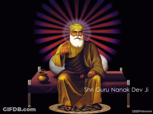 A Picture Of Shri Guru Nanak Dev Ji GIF