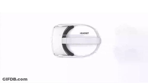 A Picture Of The Contents Of An Oculus Quest 2 . GIF