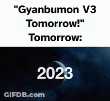 A Picture Of The Earth With The Words " Gyanbumon V3 Tomorrow ! " Tomorrow : 2029 GIF