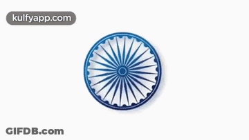 A Picture Of The Indian Flag With Smoke Around It GIF