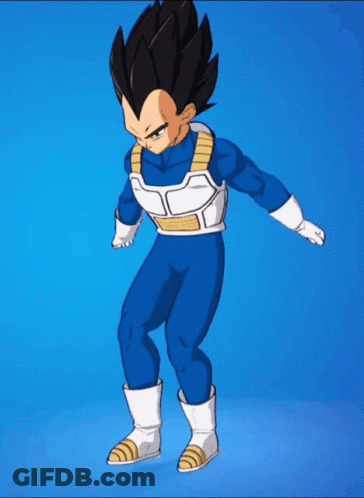 A Picture Of Vegeta From Dragon Ball Z With The Words Get Griddy On The Bottom GIF