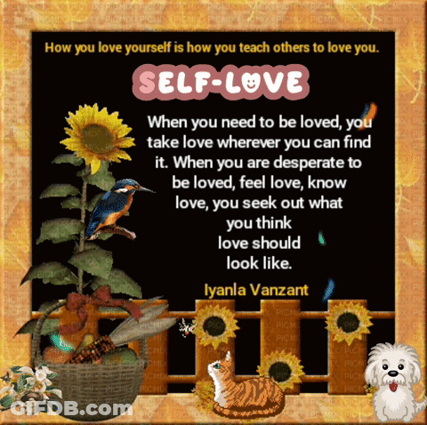 A Picture With A Quote From Iyanla Vanzant On It GIF