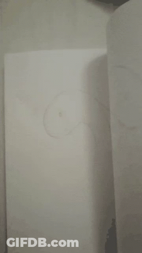 A Piece Of Paper With A Drawing Of A Circle On It GIF