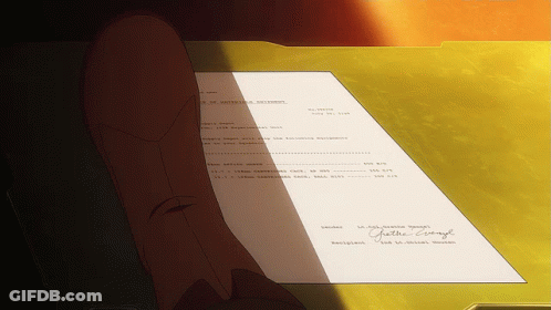 A Piece Of Paper With A Signature On It That Says ' Julie George ' GIF