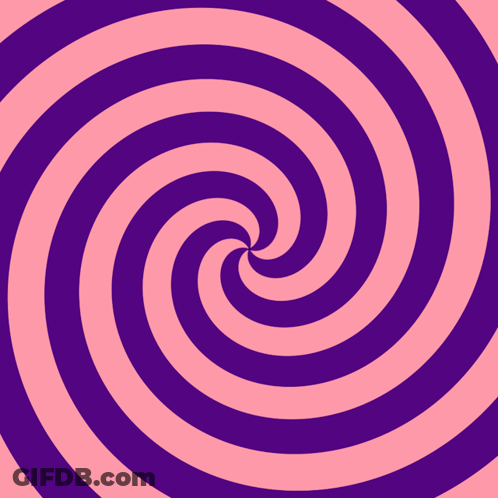 A Pink And Purple Swirl On A Purple Background GIF
