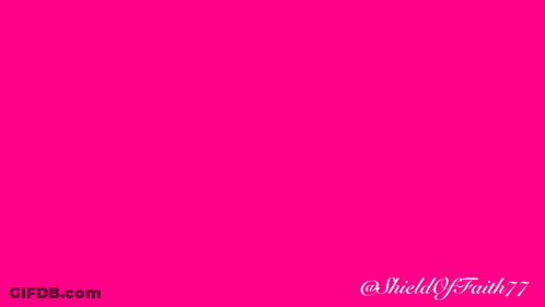 A Pink Background With The Words Jesus Is Lord In Yellow Letters GIF