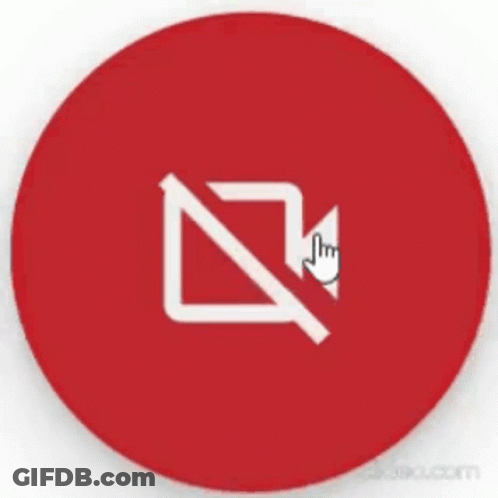 A Pink Circle With An Icon Of A Hand Pointing At A Square GIF